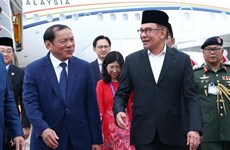 Malaysian Prime Minister arrives