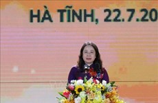 Vice President attends art programme in tribute to heroic martyrs in Ha Tinh province