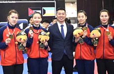 Vietnamese women’s karate team win gold in Asia