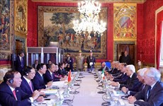 Vietnamese, Italian Presidents agree on major measures to enhance strategic partnership