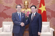 NA leader hosts special advisor to Japanese Cabinet