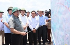 PM inspects construction of Ninh Binh’s key transport 