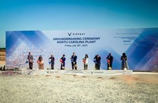 VinFast starts construction of North Carolina EV factory 