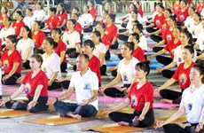 Int’l Day of Yoga held in Quang Binh for first time