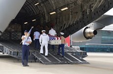 Remains believed to be of US MIA repatriated