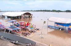 Mekong River water levels on the rise