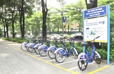 Hanoi rolls out public bicycle sharing service in inner districts