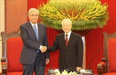 Party General Secretary receives Kazakh President