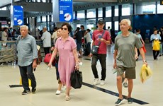 Passengers through Noi Bai int’l airport up slightly before holiday