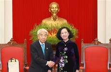 Party official receives President of Japanese House of Councillors