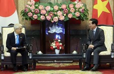 President welcomes leader of Japanese House of Councillors