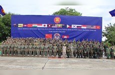 Cambodia hosts first multilateral operational training exercise on  mine clearance