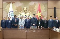 Top legislator welcomes leaders of Inter-Parliamentary Union