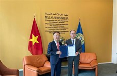 Vietnam enhances cooperative relations with OPCW