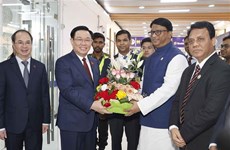 Top legislator arrives in Dhaka, beginning official visit to Bangladesh  
