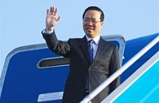 President Vo Van Thuong leaves for third Belt and Road Forum in China