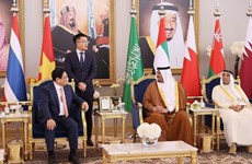 PM arrives in Riyadh for ASEAN - GCC Summit, visit to Saudi Arabia