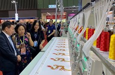 Int’l garment-textile fairs open in HCM City