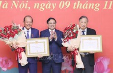 Party membership badges awarded to former Deputy PMs