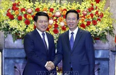 Vietnam supports Laos’ fulfillment of international responsibilities: President