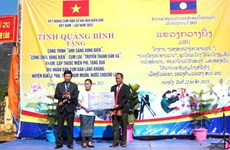Vietnamese, Lao provinces tighten special solidarity  