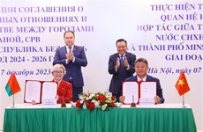 Hanoi hopes for stronger partnership with capital city of Belarus