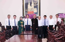 HCM City leader extends Christmas greetings to Catholic followers