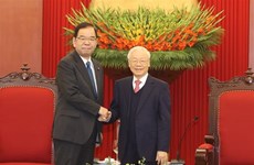 Party chief hosts Chairman of Japanese Communist Party Presidium