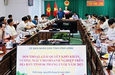 Measures sought to remove difficulties for enterprises in Vinh Long  