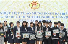  RoK students experience daily life, educational activities in Hanoi