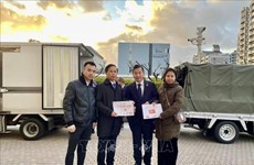 Vietnamese community in Japan sends more relief to quake-affected people