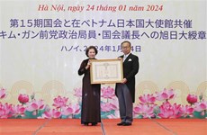 Former NA chairwoman honoured with Japan's order