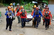 Philippines logs 37 deaths from landslide
