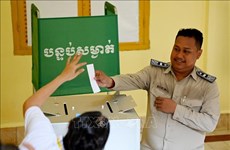 Cambodia's ruling party wins overwhelming support in Senate election