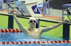 Young swimmer breaks records at Asian tournament