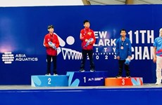 Vietnam wins gold at Asian Age Group Aquatics Championships