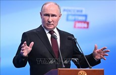 Party leader congratulates President Putin over re-election