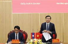 Ninh Binh, Laos’ Oudomxay strengthen cooperation relations
