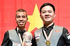 Vietnam makes history at world three-cushion team tournament
