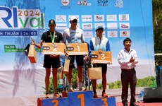 Nearly 500 athletes join triathlon competition in Binh Thuan 