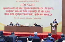 Full-time NA deputies convene fifth meeting in Hanoi