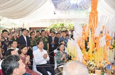 Party, State leaders join Lao traditional festival