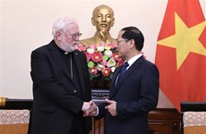 FM receives Secretary for Relations with States and International Organisations of Vatican