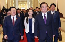 NA Chairman receives Secretary of Yunnan Provincial Party Committee