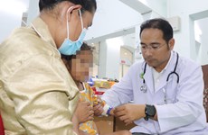Cambodian dengue child patient treated in Vietnamese hospital