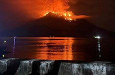 Indonesia lifts tsunami alert given after Ruang volcano’s eruption