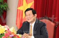 President Truong Tan Sang leaves for Russia