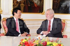 Vietnamese, Czech Presidents hold talks 