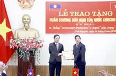 Thai Nguyen agencies honoured with Lao Friendship Orders 