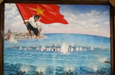 Buddhist monk bids high for painting of Gac Ma island battle 